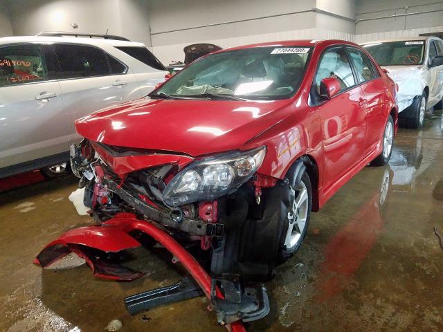 2T1BU4EE1BC639635 - 2011 TOYOTA COROLLA BASE  photo 2