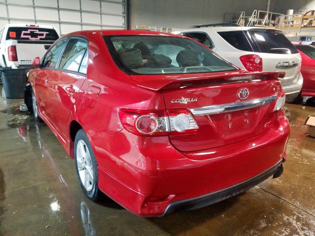 2T1BU4EE1BC639635 - 2011 TOYOTA COROLLA BASE  foto 3