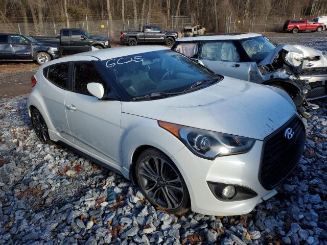 KMHTC6AE4GU249644 - 2016 HYUNDAI VELOSTER TURBO WHITE photo 1