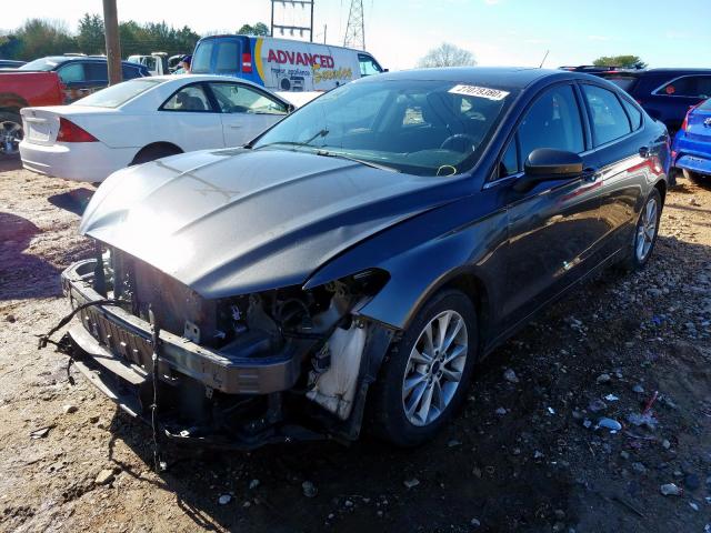 3FA6P0HD9HR184434 - 2017 FORD FUSION SE  photo 2