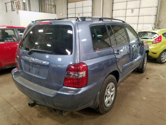 JTEGD21A360151120 - 2006 TOYOTA HIGHLANDER  photo 4