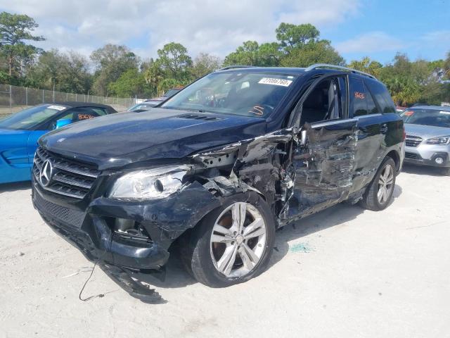 4JGDA5HB5EA336287 - 2014 MERCEDES-BENZ ML 350 4MATIC  photo 2