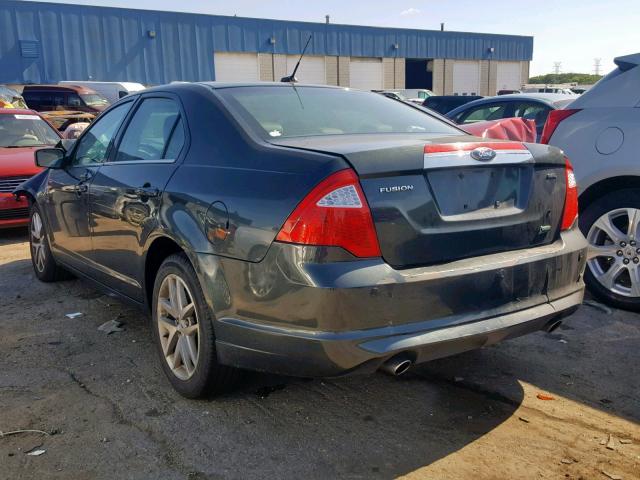 3FAHP0JG5AR185731 - 2010 FORD FUSION SEL  photo 3