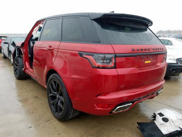 SALWZ2SEXKA819527 - 2019 LAND ROVER RANGE ROVER SPORT SVR  photo 3