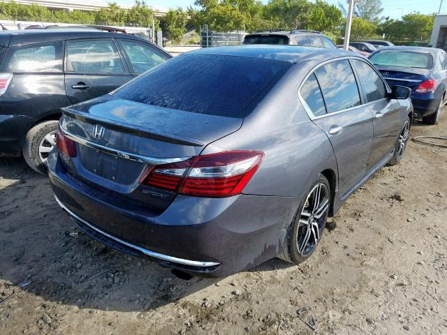 1HGCR2F55HA041166 - 2017 HONDA ACCORD SPORT  photo 4