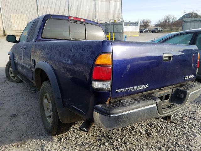 5TBBT4414YS056258 - 2000 TOYOTA TUNDRA ACCESS CAB  photo 3