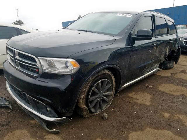 1C4RDJAG9HC957945 - 2017 DODGE DURANGO SXT  photo 2