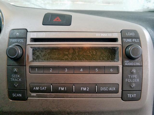 2T1GE40E69C002275 - 2009 TOYOTA COROLLA MATRIX XRS  photo 9