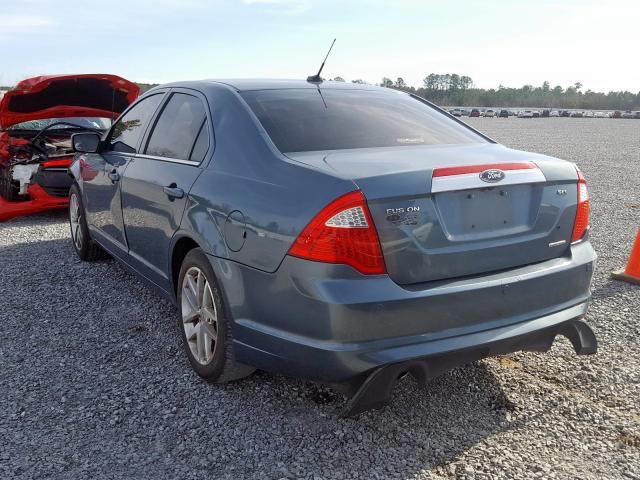 3FAHP0JG1CR243725 - 2012 FORD FUSION SEL  photo 3