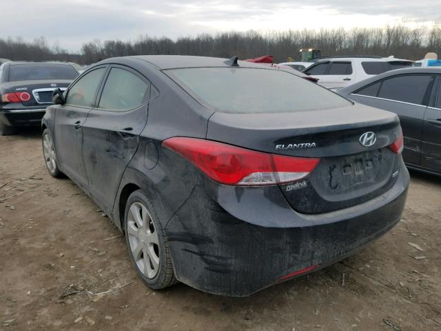 KMHDH4AE7DU794078 - 2013 HYUNDAI ELANTRA GLS  photo 3