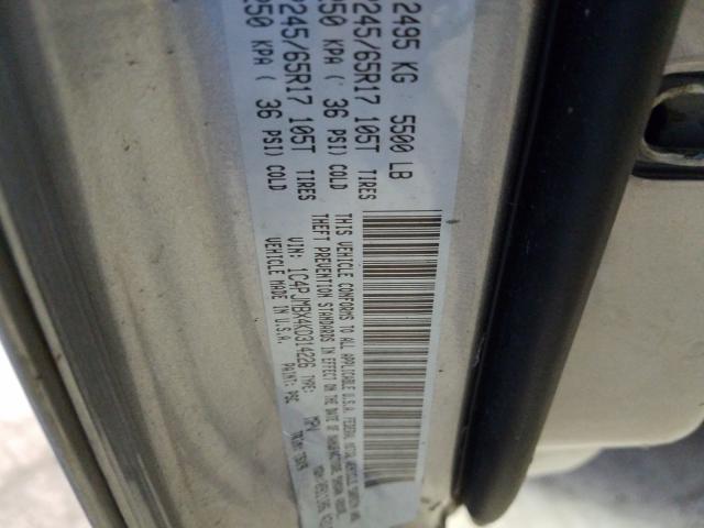 1C4PJMBX4KD314226 - 2019 JEEP CHEROKEE TRAILHAWK  照片 10