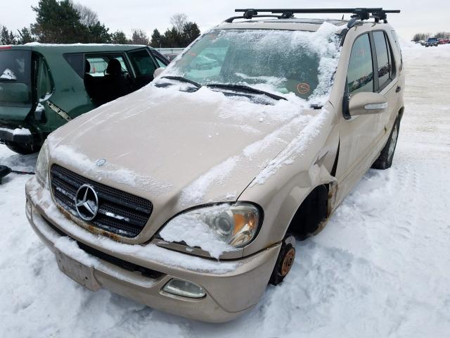 4JGAB54E53A385504 - 2003 MERCEDES-BENZ ML 320  photo 2