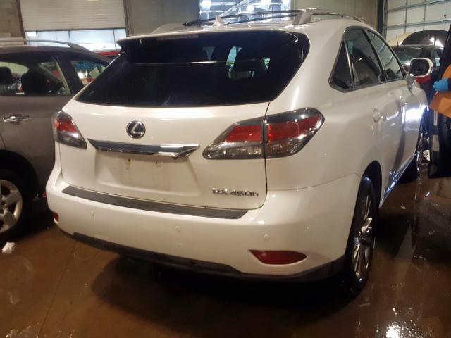 JTJBC1BAXD2448068 - 2013 LEXUS RX 450  photo 4