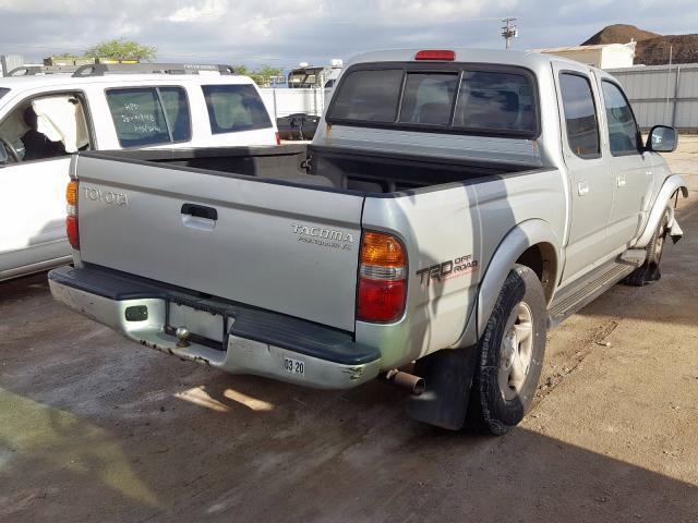 5TEGN92NX2Z063896 - 2002 TOYOTA TACOMA DOUBLE CAB PRERUNNER  photo 4