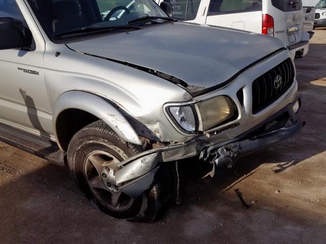 5TEGN92NX2Z063896 - 2002 TOYOTA TACOMA DOUBLE CAB PRERUNNER  photo 9