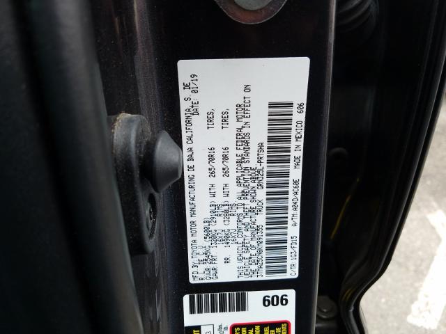 3TMAZ5CN8KM091355 - 2019 TOYOTA TACOMA DOUBLE CAB  照片 10