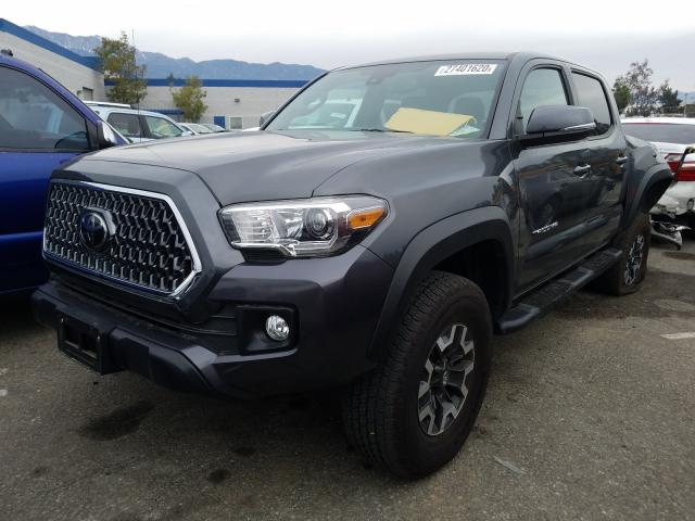 3TMAZ5CN8KM091355 - 2019 TOYOTA TACOMA DOUBLE CAB  photo 2