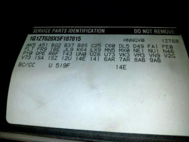 1G1ZT628X5F187815 - 2005 CHEVROLET MALIBU MAXX LS  照片 10