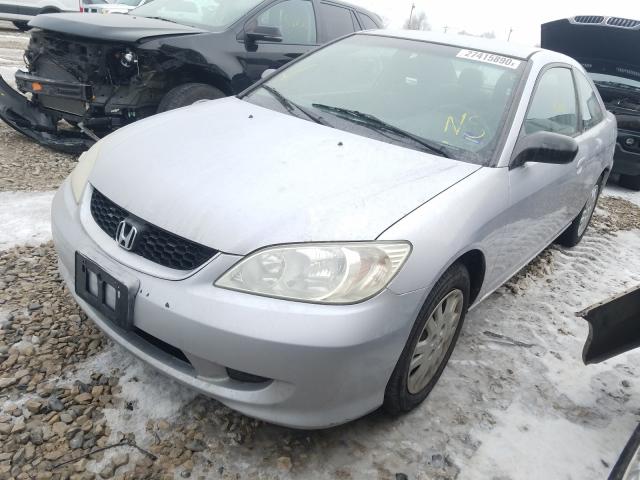 1HGEM21525L010195 - 2005 HONDA CIVIC LX  photo 2