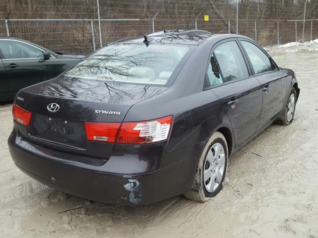 5NPET46C69H447289 - 2009 HYUNDAI SONATA GLS  photo 4