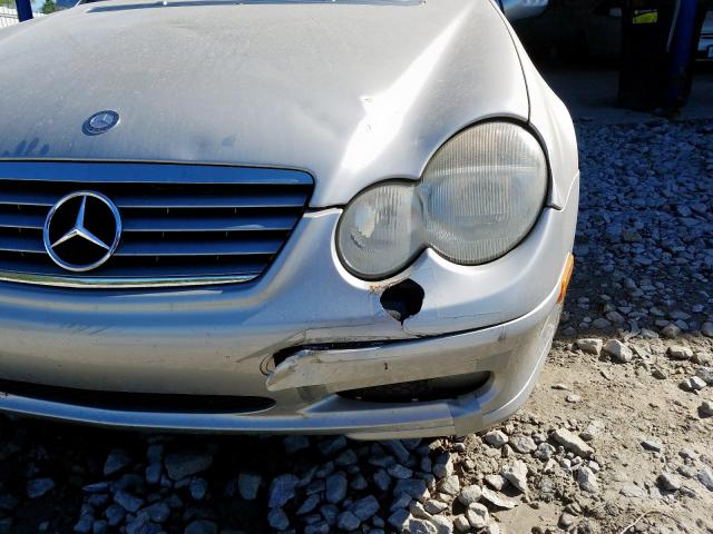 WDBRN47JX2A251103 - 2002 MERCEDES-BENZ C 230K SPORT COUPE  photo 9