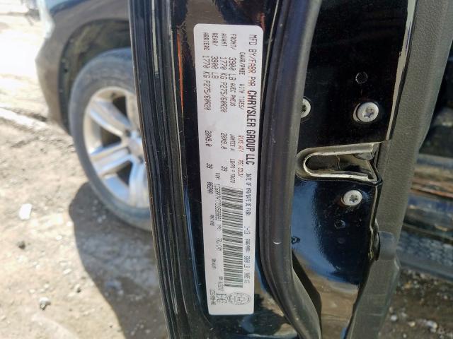 1C6RR7HT7DS589893 - 2013 RAM 1500 SPORT  photo 10