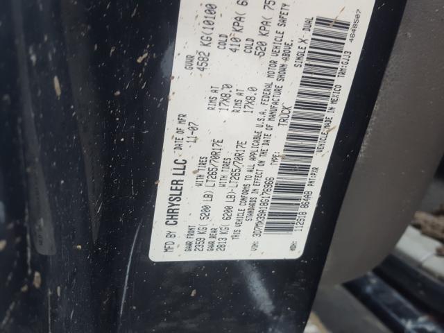 3D7MX39A18G176966 - 2008 DODGE RAM 3500  photo 10