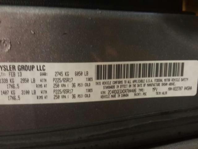 2C4RDGEGXDR704406 - 2013 DODGE GRAND CARAVAN R/T  photo 10