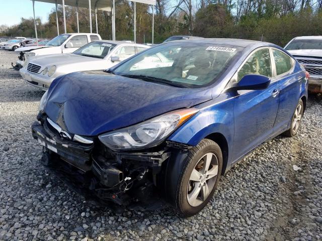 KMHDH4AE8DU872416 - 2013 HYUNDAI ELANTRA GLS  photo 2