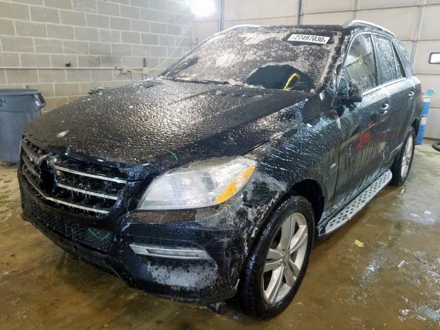 4JGDA5HBXCA037391 - 2012 MERCEDES-BENZ ML 350 4MATIC  photo 2