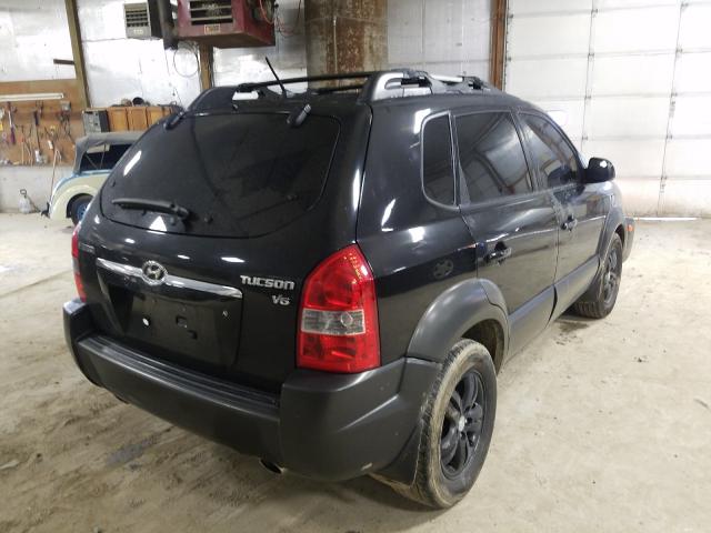 KM8JN12D67U637369 - 2007 HYUNDAI TUCSON SE  photo 4