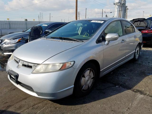 JHMFA36257S025975 - 2007 HONDA CIVIC HYBRID  photo 2