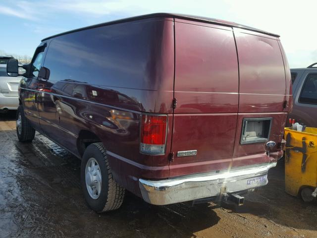 1FTRE14WX6HA33224 - 2006 FORD ECONOLINE E150 VAN BURGUNDY photo 3