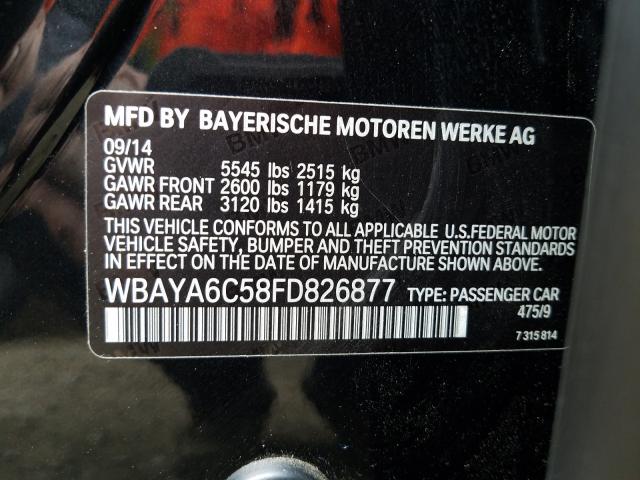 WBAYA6C58FD826877 - 2015 BMW 740 I  photo 10