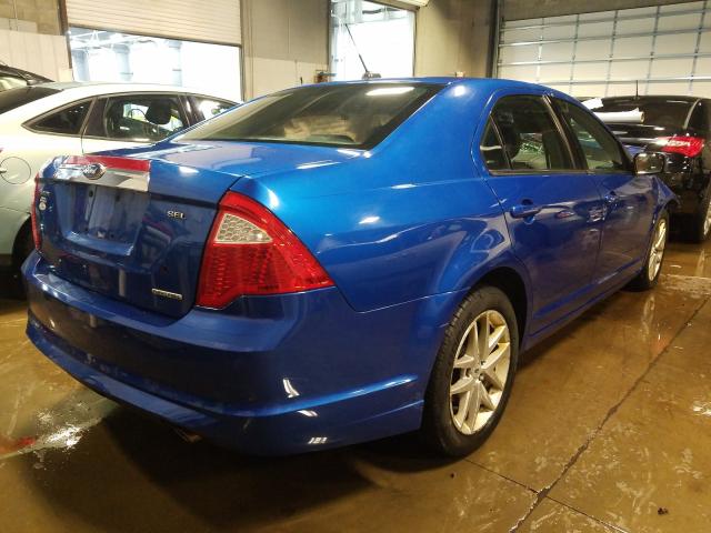 3FAHP0JG2BR236832 - 2011 FORD FUSION SEL  photo 4