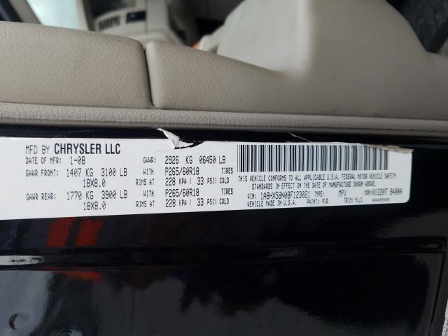 1A8HX58N08F123021 - 2008 CHRYSLER ASPEN LIMITED  photo 10