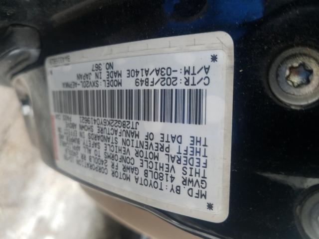 JT2BG22K6Y0419621 - 2000 TOYOTA CAMRY CE  photo 10