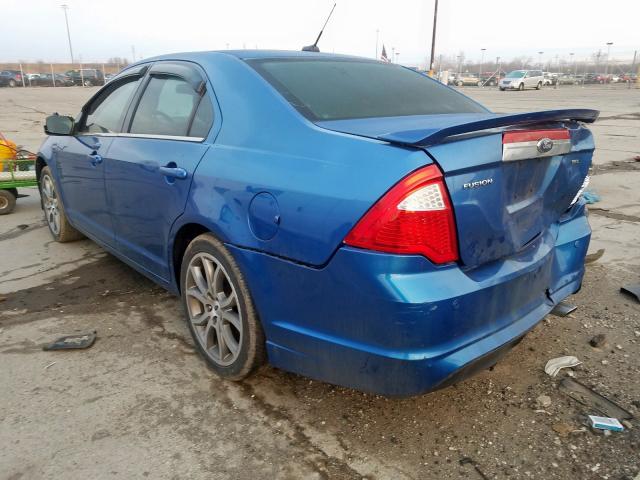 3FAHP0JA6CR375732 - 2012 FORD FUSION SEL  photo 3