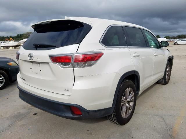 5TDZKRFH6FS098279 - 2015 TOYOTA HIGHLANDER LE  photo 4