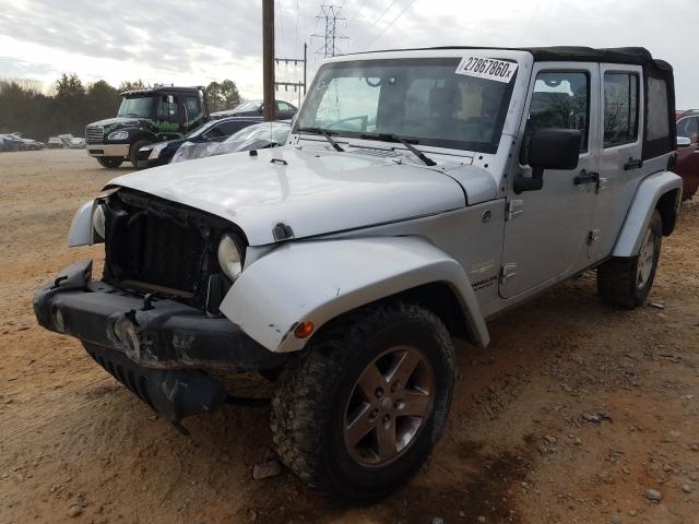 1J4GA59137L147890 - 2007 JEEP WRANGLER SAHARA  photo 2