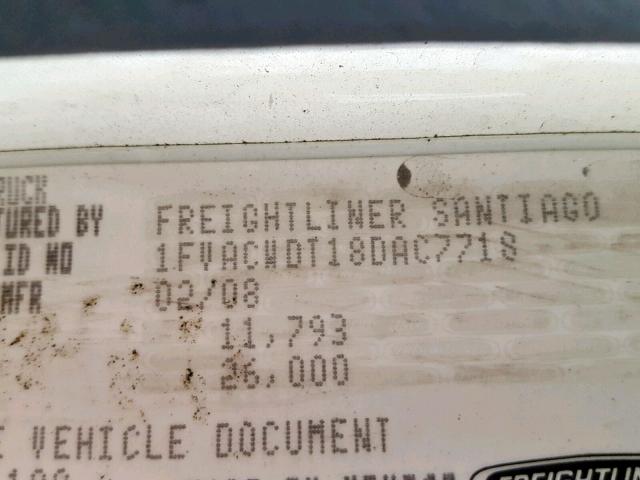 1FVACWDT18DAC7718 - 2008 FREIGHTLINER M2 106 MEDIUM DUTY  photo 10