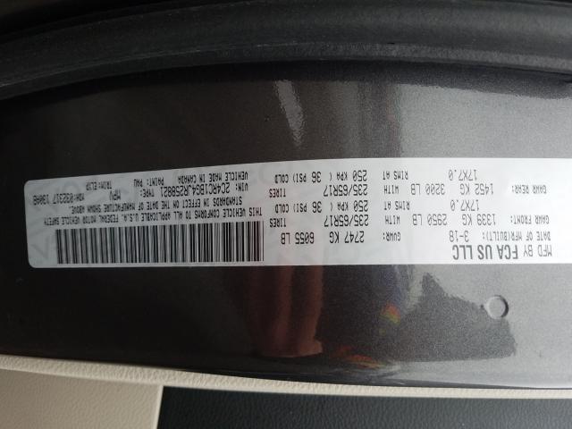 2C4RC1BG4JR258821 - 2018 CHRYSLER PACIFICA TOURING L  լուսանկար 10