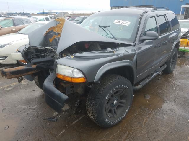 1D4HS58N73F574710 - 2003 DODGE DURANGO SLT PLUS  photo 2