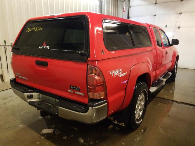 5TEUU42N07Z402505 - 2007 TOYOTA TACOMA ACCESS CAB  photo 4