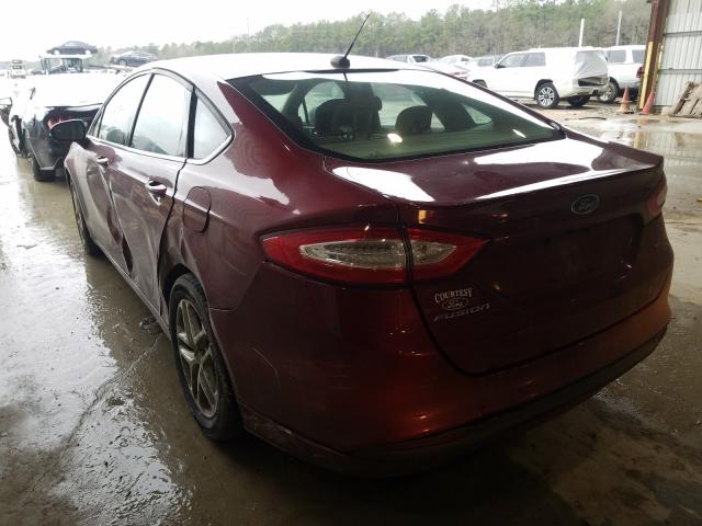 3FA6P0H79DR122827 - 2013 FORD FUSION SE  photo 3