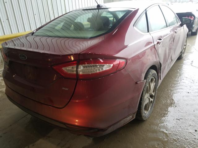 3FA6P0H79DR122827 - 2013 FORD FUSION SE  photo 4