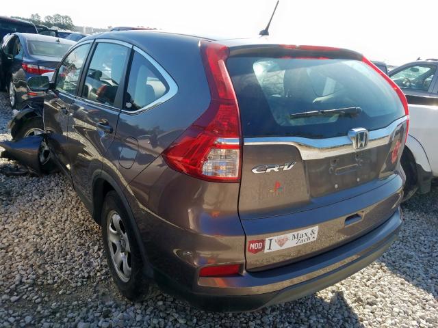 3CZRM3H39FG707706 - 2015 HONDA CR-V LX  photo 3