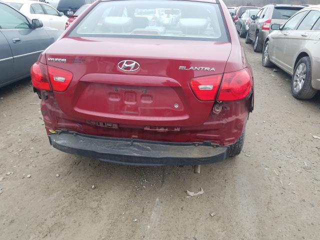 KMHDU46DX9U608147 - 2009 HYUNDAI ELANTRA GLS  photo 9