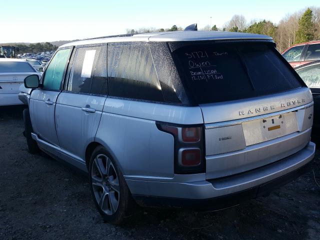 SALGS2SV2KA542915 - 2019 LAND ROVER RANGE ROVER HSE  photo 3