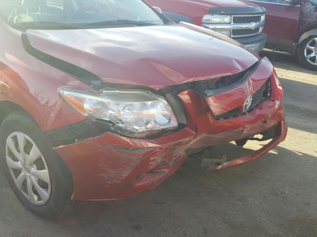 JTDBL40E999056482 - 2009 TOYOTA COROLLA BASE  foto 9